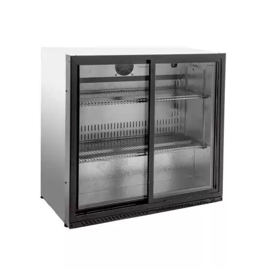 Minibar cu doua usi de sticla 184 L