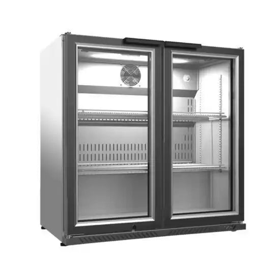 Minibar cu doua usi de sticla 184 L
