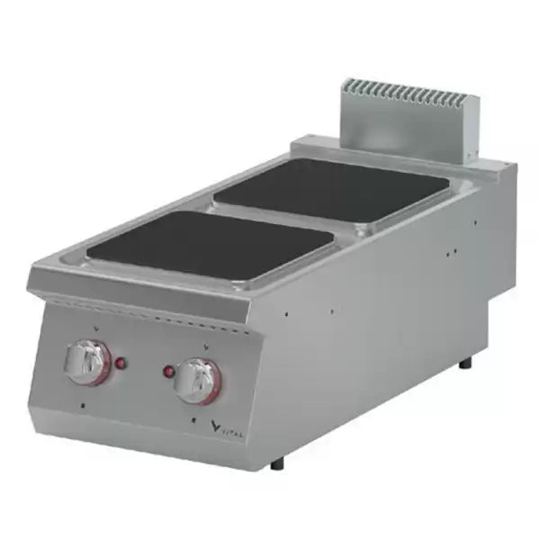Plita cu 2 zone de gatit, alimentare electrica, putere 8 kw