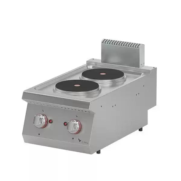 Plita cu 2 zone rotunde de gatit, alimentare electrica, putere 5.2 kw