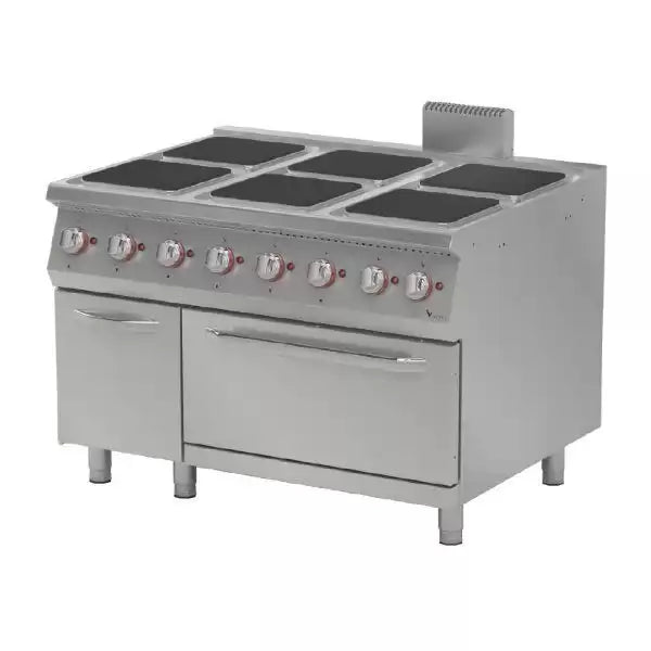 Masina de gatit cu 6 zone de gatit si cuptor, alimentare electric, putere 29 kw