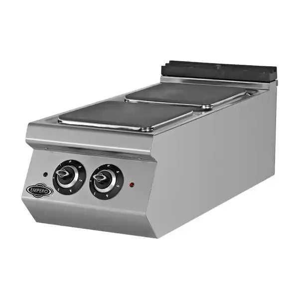 Plita cu 2 placi patrate, alimentare Electrica, putere 8 kw