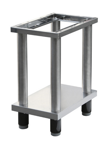 Suport Deschis din Inox cu Poliță Inferioară și Picioare Reglabile