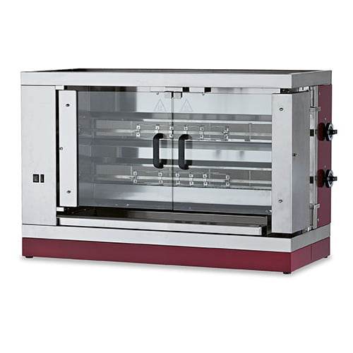 Rotisor cu 2 țepe – capacitate 12 pui