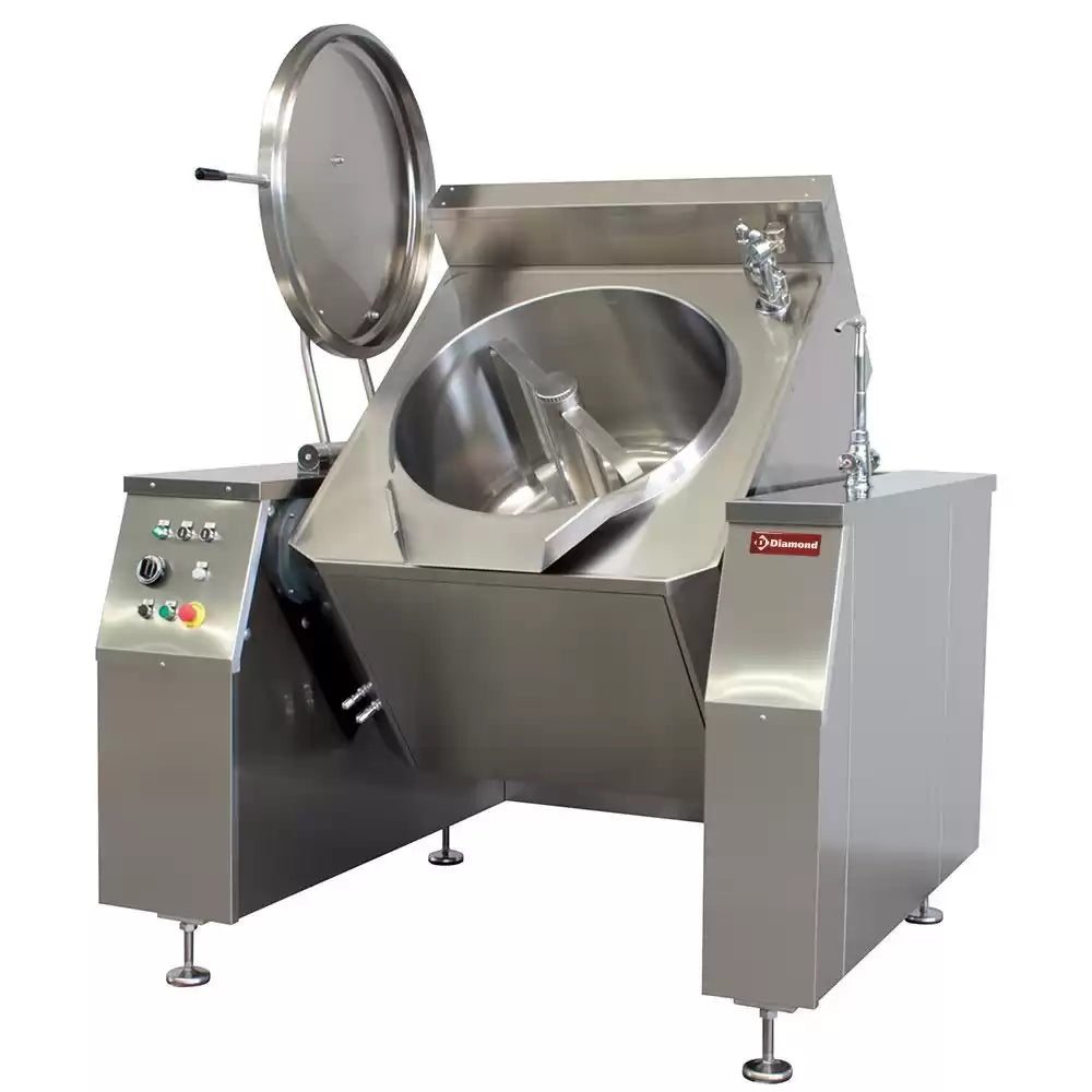 Marmita Profesionala, Alimentare Electrica, Capacitate 200 L, Incalzire Indirecta