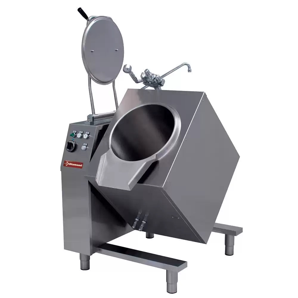 Marmita Profesionala, Alimentare Electrica, Capacitate 50 L, Incalzire Indireca, Inclinabila