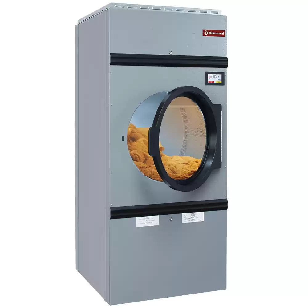 Uscător rotativ pe gaz, capacitate 14 kg, cu rotație alternativă TOUCH SCREEN