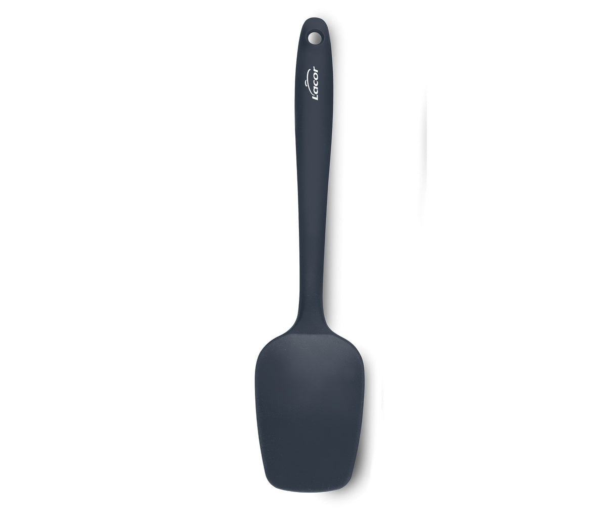 Lingură Dreaptă Gri din Silicon, Lungime 27,5 cm
