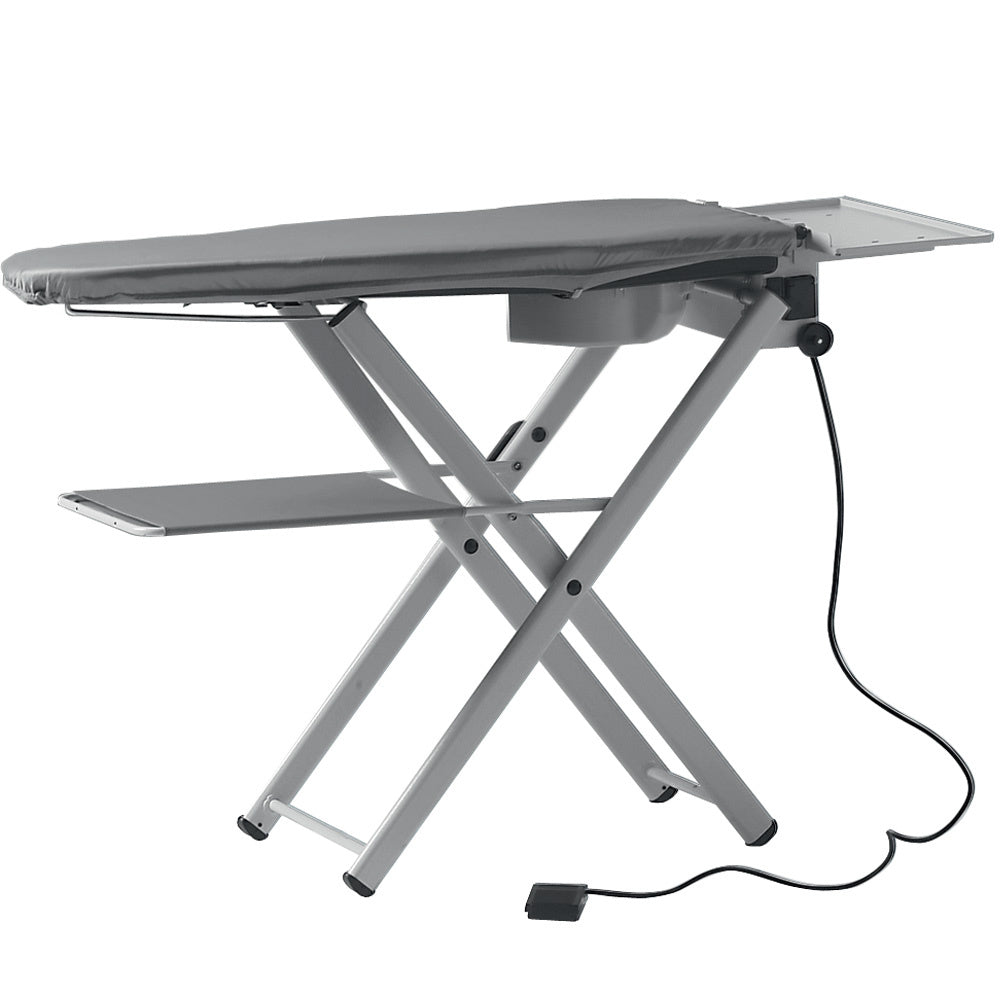 Masă de Călcat Profesională cu Aspirație și Blat Încălzit – Pliabilă, 1250x400 mm