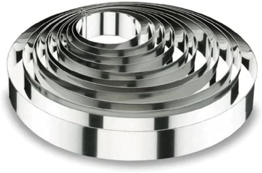Ring Rond pentru Tort – Oțel Inoxidabil, Diverse Dimensiuni