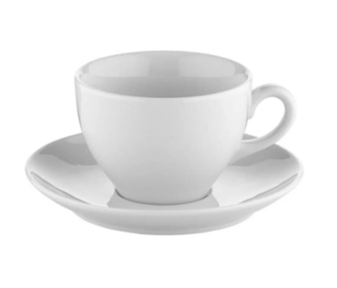 Set Cească Porselan cu Farfurioară – 280 ml